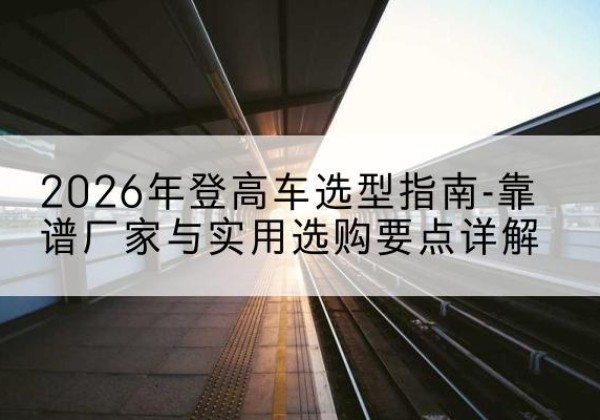 桑日登高车厂家推荐-2026年登高车选型指南-靠谱厂家与实用选购要点详解